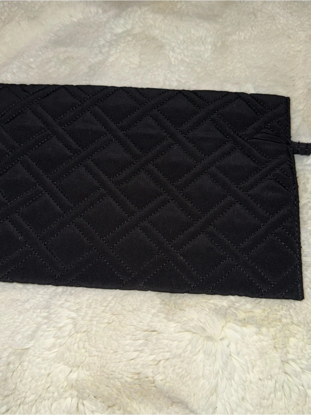 Vera Bradley Black Quilted Wristlet Clutch